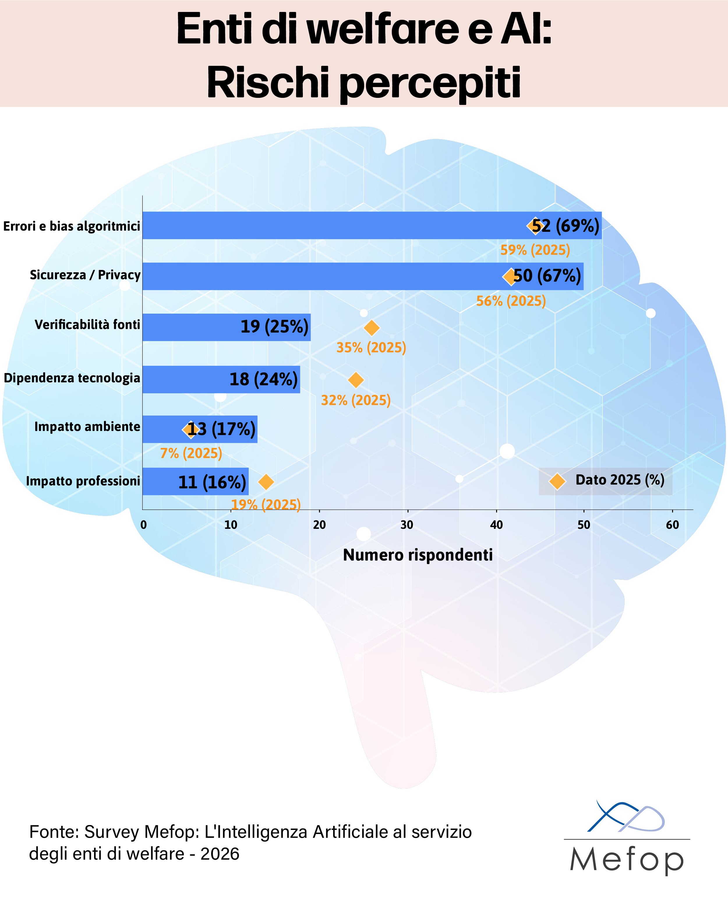 Enti di welfare e AI: Rischi percepiti